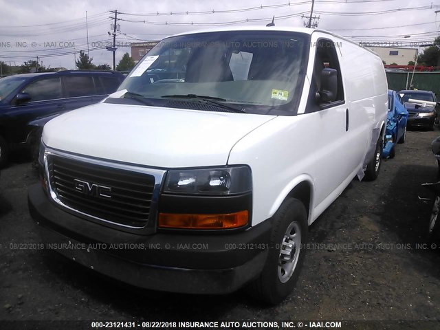 1GTZ7UCG6E1209568 - 2014 GMC SAVANA G3500 WHITE photo 2