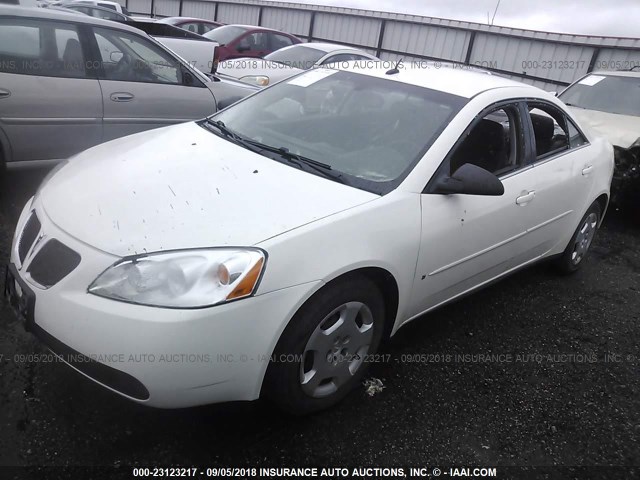 1G2ZF57B684148348 - 2008 PONTIAC G6 VALUE LEADER/BASE WHITE photo 2