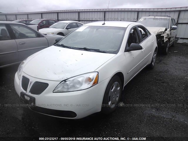 1G2ZF57B684148348 - 2008 PONTIAC G6 VALUE LEADER/BASE WHITE photo 6