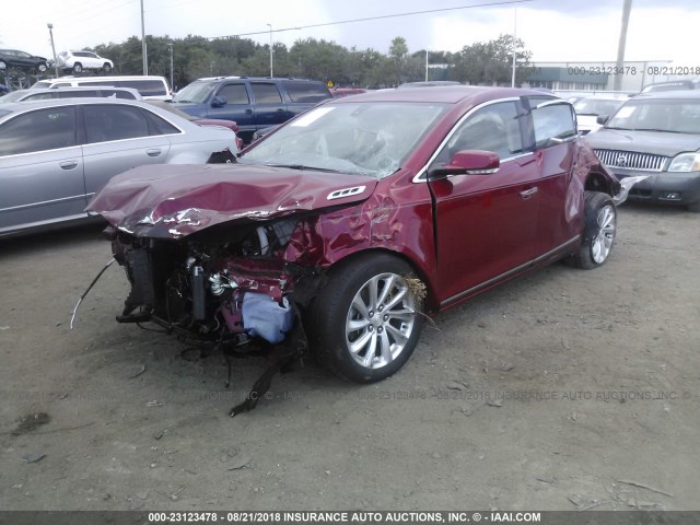 1G4GB5G30EF102209 - 2014 BUICK LACROSSE RED photo 2