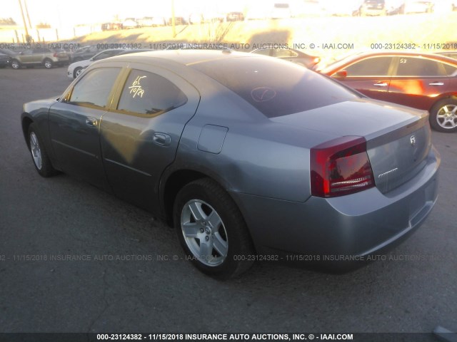 2B3KA43G57H834861 - 2007 DODGE CHARGER SE/SXT GRAY photo 3