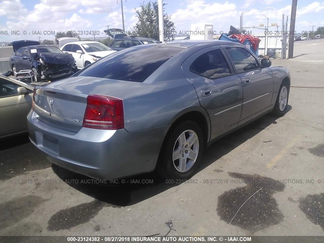 2B3KA43G57H834861 - 2007 DODGE CHARGER SE/SXT GRAY photo 4