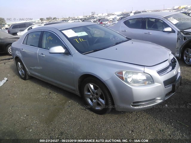 1G1ZH57B49F166710 - 2009 CHEVROLET MALIBU 1LT SILVER photo 1