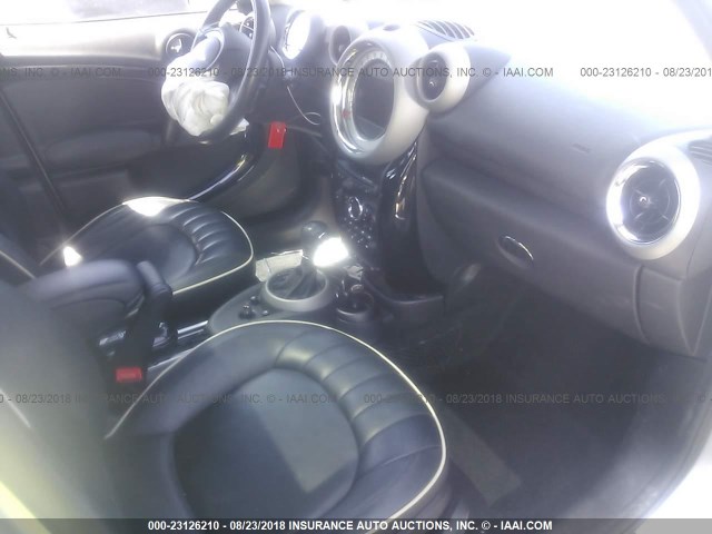 WMWZC3C56CWP20151 - 2012 MINI COOPER S COUNTRYMAN SILVER photo 5