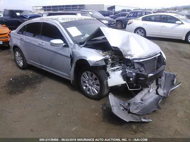 1C3CCBAB0CN240984 - 2012 CHRYSLER 200 LX SILVER photo 1