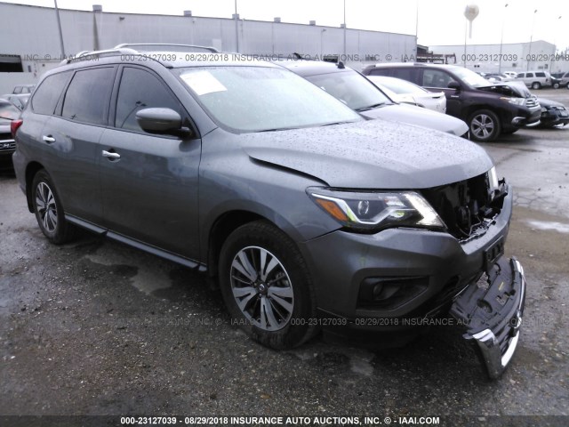 5N1DR2MN5HC904862 - 2017 NISSAN PATHFINDER S/SV/SL/PLATINUM GRAY photo 1