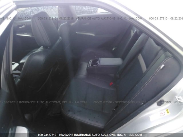 4T1BF1FK0CU586259 - 2012 TOYOTA CAMRY SE/LE/XLE 银色 照片 8