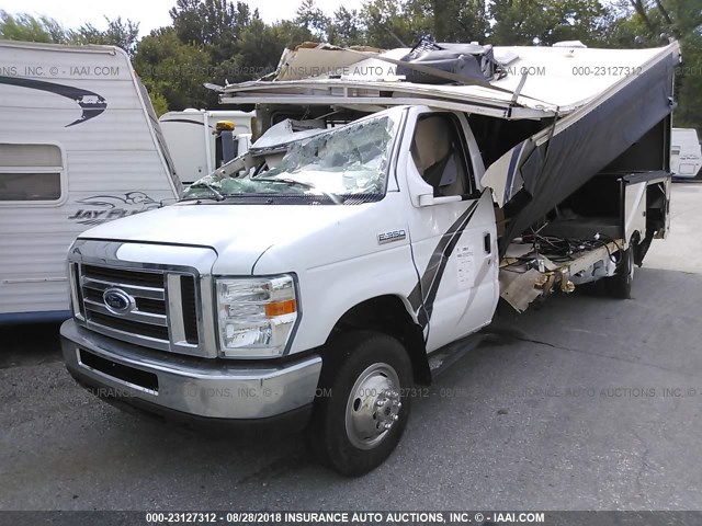 1FDWE3FS5HDC55281 - 2018 THOR ECONOLINE  TAN photo 2