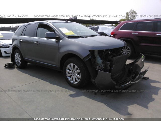 2FMDK3KC2ABA93748 - 2010 FORD EDGE LIMITED GRAY photo 1