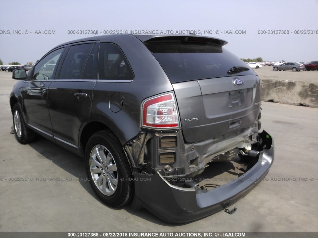 2FMDK3KC2ABA93748 - 2010 FORD EDGE LIMITED GRAY photo 3