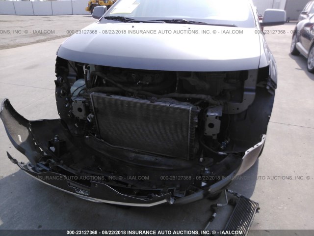 2FMDK3KC2ABA93748 - 2010 FORD EDGE LIMITED GRAY photo 6