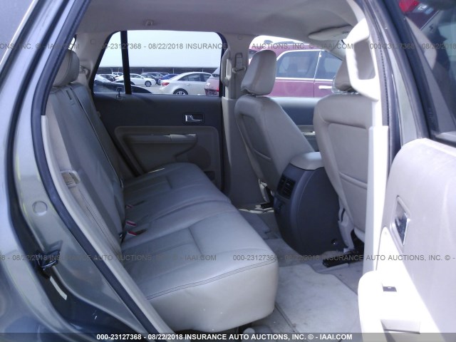 2FMDK3KC2ABA93748 - 2010 FORD EDGE LIMITED GRAY photo 8