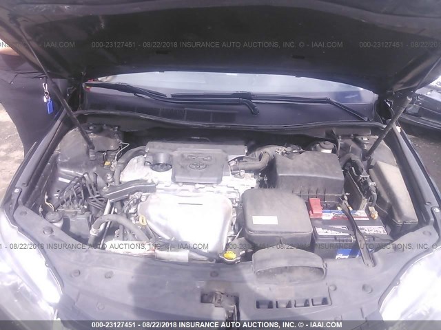 4T1BF1FK3FU093227 - 2015 TOYOTA CAMRY LE/XLE/SE/XSE BLACK photo 10