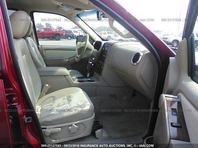 1FMEU74E38UB05883 - 2008 FORD EXPLORER EDDIE BAUER RED photo 5