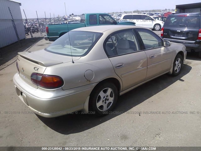 1G1NE52J02M657606 - 2002 CHEVROLET MALIBU LS 金色 照片 4