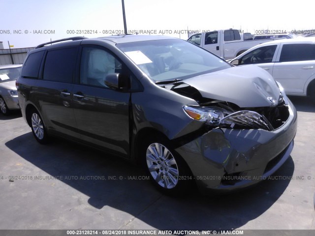 5TDDK3DC1BS008576 - 2011 TOYOTA SIENNA XLE/LIMITED GREEN photo 1