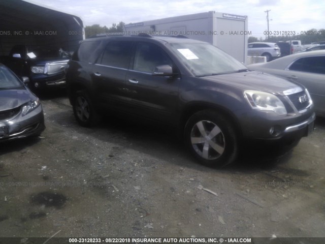 1GKKRRED0BJ346257 - 2011 GMC ACADIA SLT-1 BROWN photo 1