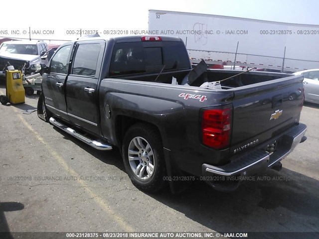 3GCUKSEC7EG127003 - 2014 CHEVROLET SILVERADO K1500 LTZ BLACK photo 3