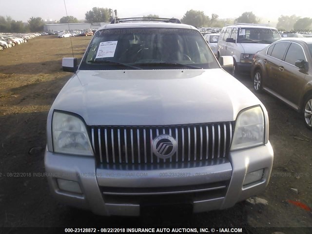 4M2EU47E48UJ10339 - 2008 MERCURY MOUNTAINEER LUXURY SILVER photo 6