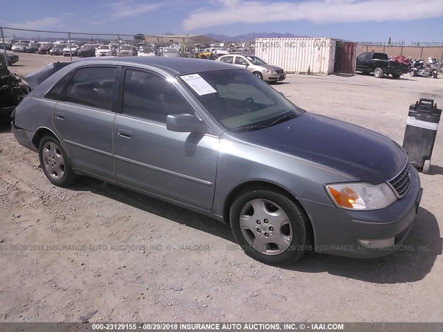 4T1BF28B93U302288 - 2003 TOYOTA AVALON XL/XLS TURQUOISE photo 1