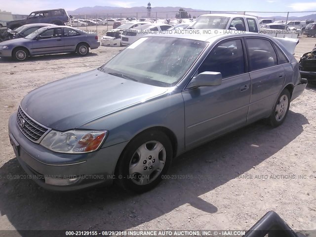 4T1BF28B93U302288 - 2003 TOYOTA AVALON XL/XLS TURQUOISE photo 2