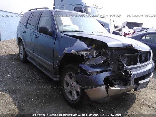 1FMDU74K33ZA89083 - 2003 FORD EXPLORER EDDIE BAUER BLUE photo 1