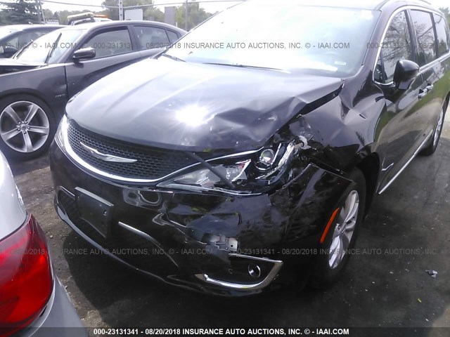 2C4RC1BG8JR217110 - 2018 CHRYSLER PACIFICA TOURING L BLACK photo 6