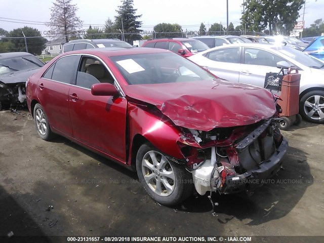 4T4BF3EKXBR114765 - 2011 TOYOTA CAMRY SE/LE/XLE RED photo 1