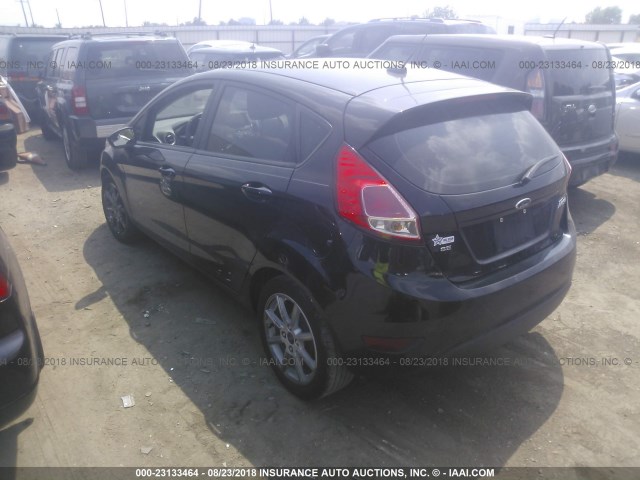 3FADP4EJ2GM138769 - 2016 FORD FIESTA SE BLACK photo 3