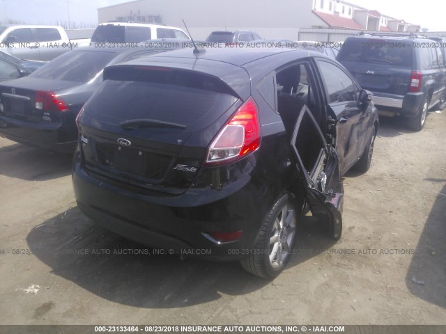 3FADP4EJ2GM138769 - 2016 FORD FIESTA SE BLACK photo 4