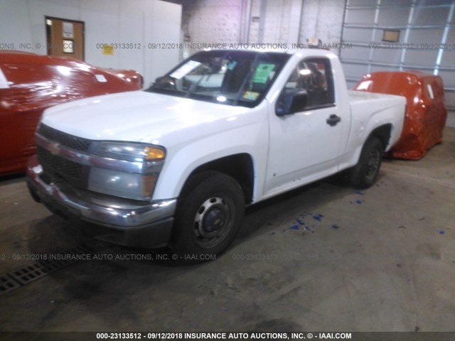 1GCCS146768256951 - 2006 CHEVROLET COLORADO WHITE photo 2