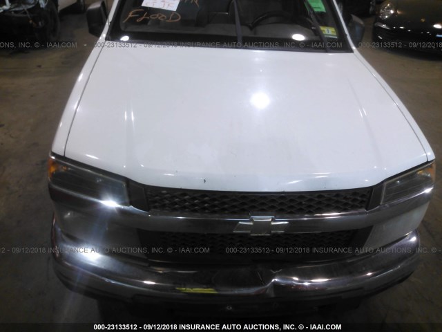 1GCCS146768256951 - 2006 CHEVROLET COLORADO WHITE photo 6