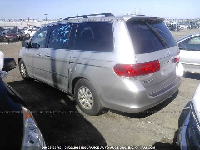 5FNRL38628B410191 - 2008 HONDA ODYSSEY EXL SILVER photo 3