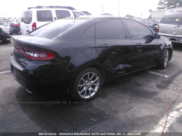 1C3CDFBA6DD337091 - 2013 DODGE DART SXT BLACK photo 4