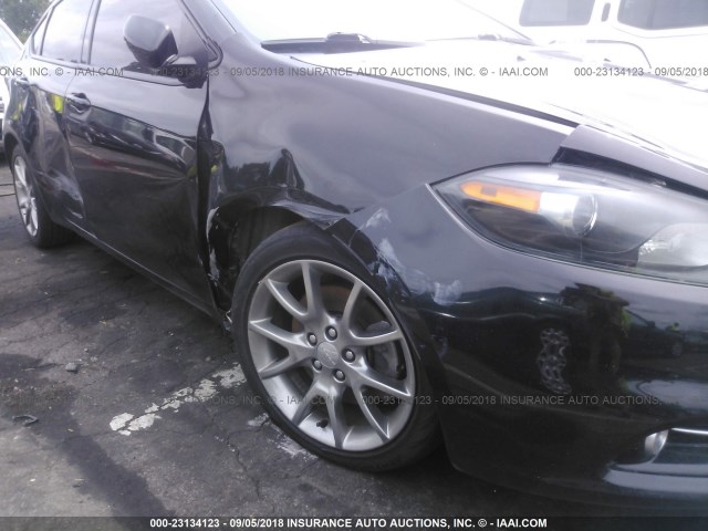 1C3CDFBA6DD337091 - 2013 DODGE DART SXT BLACK photo 6