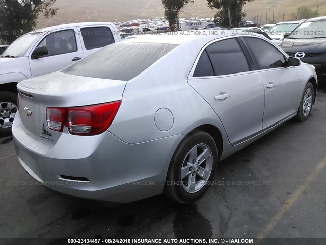 1G11C5SA4DF295808 - 2013 CHEVROLET MALIBU 1LT SILVER photo 4