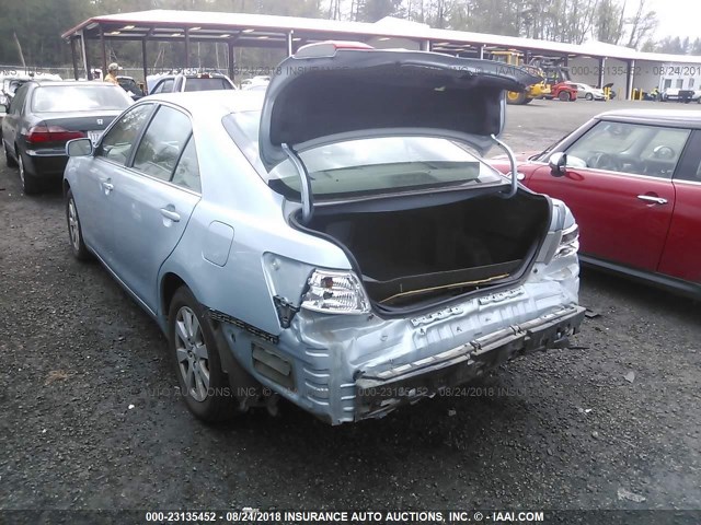 4T1BE46K39U844822 - 2009 TOYOTA CAMRY SE/LE/XLE Light Blue photo 3