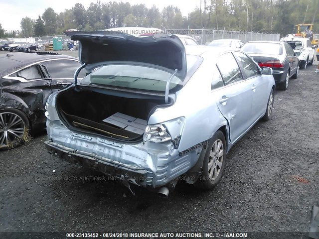 4T1BE46K39U844822 - 2009 TOYOTA CAMRY SE/LE/XLE Light Blue photo 4