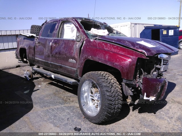 1GC1KXE89GF120053 - 2016 CHEVROLET SILVERADO K2500 HIGH COUNTRY MAROON photo 1