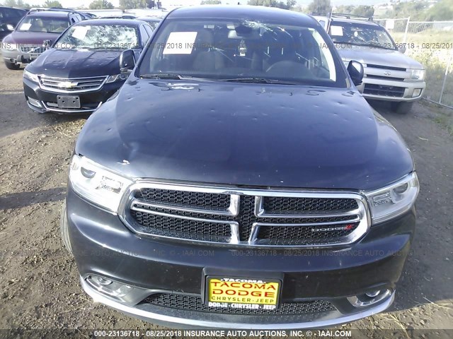 1C4RDJAG3EC591203 - 2014 DODGE DURANGO SXT BLACK photo 6