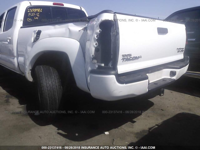 5TEKU72N18Z495433 - 2008 TOYOTA TACOMA DBL CAB PRERUNNER LNG BED WHITE photo 6