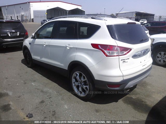 1FMCU9J98FUC39313 - 2015 FORD ESCAPE TITANIUM WHITE photo 3