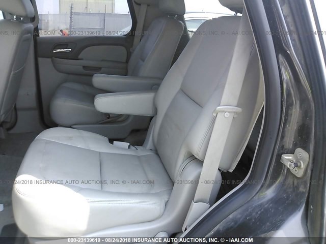 1GKUKCE02AR109017 - 2010 GMC YUKON SLT GRAY photo 8