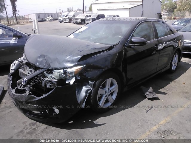 4T1BF1FK3EU471626 - 2014 TOYOTA CAMRY L/SE/LE/XLE 黑色 照片 2