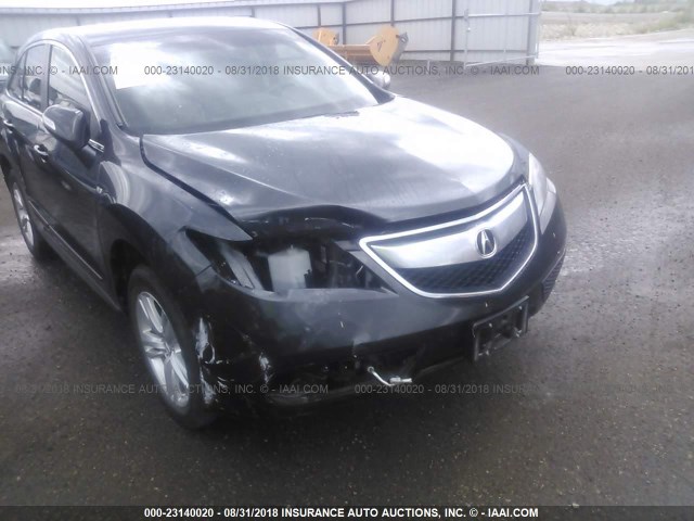 5J8TB4H57FL009267 - 2015 ACURA RDX TECHNOLOGY GRAY photo 6