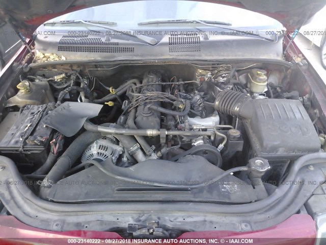1J4GX48S14C385557 - 2004 JEEP GRAND CHEROKEE LAREDO/COLUMBIA/FREEDOM 红色 照片 10