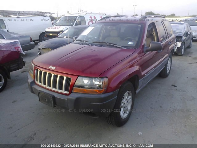 1J4GX48S14C385557 - 2004 JEEP GRAND CHEROKEE LAREDO/COLUMBIA/FREEDOM 红色 照片 2