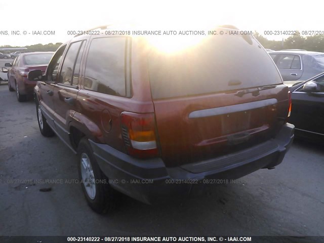 1J4GX48S14C385557 - 2004 JEEP GRAND CHEROKEE LAREDO/COLUMBIA/FREEDOM 红色 照片 3
