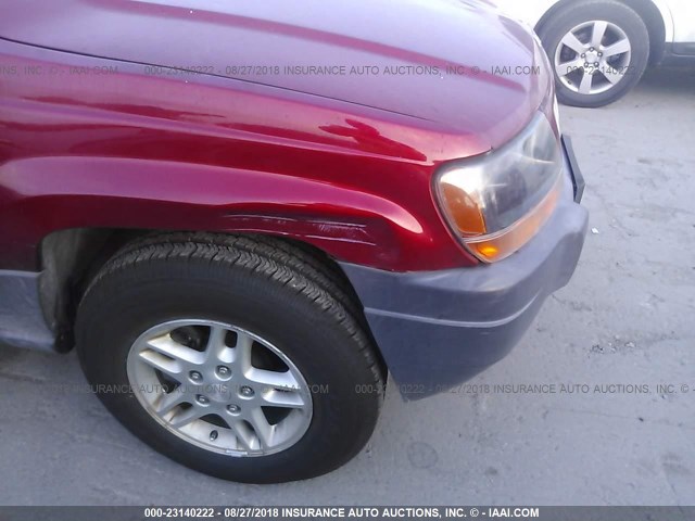 1J4GX48S14C385557 - 2004 JEEP GRAND CHEROKEE LAREDO/COLUMBIA/FREEDOM 红色 照片 6