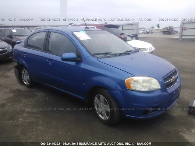 KL1TD56E99B404926 - 2009 CHEVROLET AVEO LS/LT ლურჯი ფოტო 1